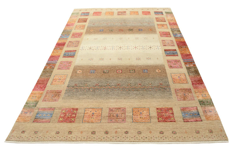 Indo Loribaft-teppe 173x255cm - Ullteppe - mørk beige