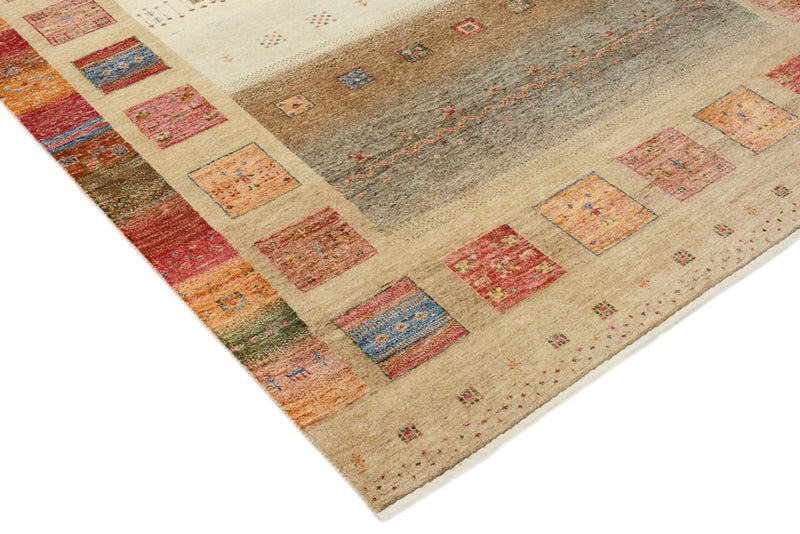 Indo Loribaft-teppe 173x255cm - Ullteppe - mørk beige