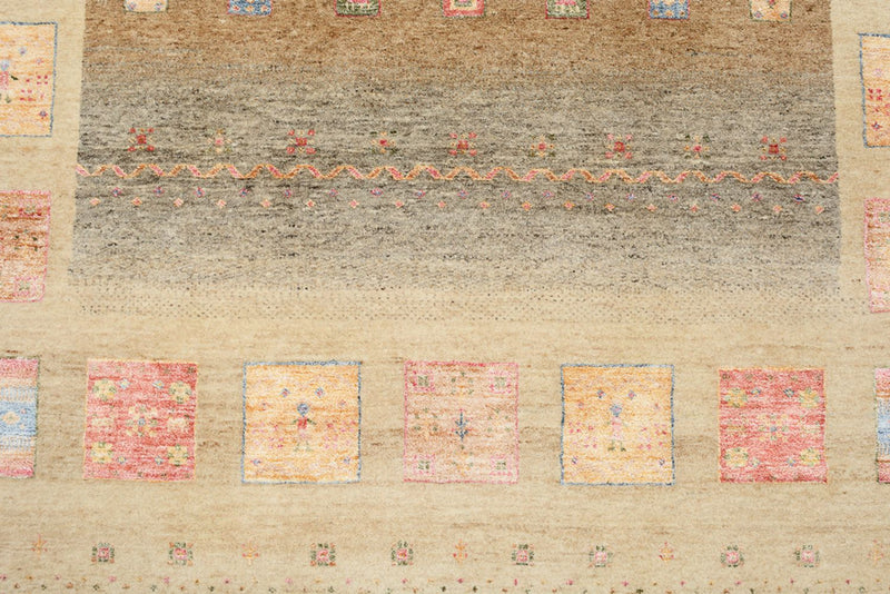 Indo Loribaft-teppe 173x255cm - Ullteppe - mørk beige