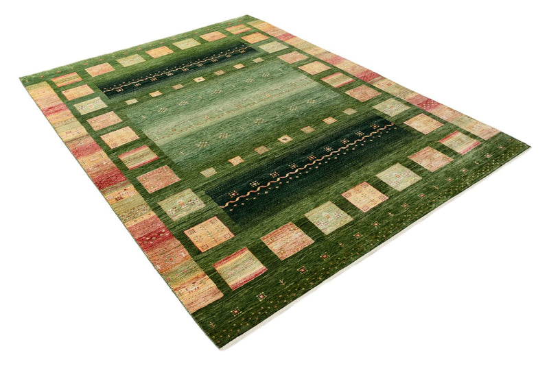 Indo Loribaft-teppe 178x245cm - Ullteppe - grønn