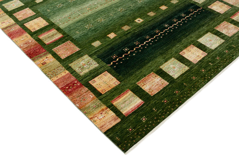 Indo Loribaft-teppe 178x245cm - Ullteppe - grønn