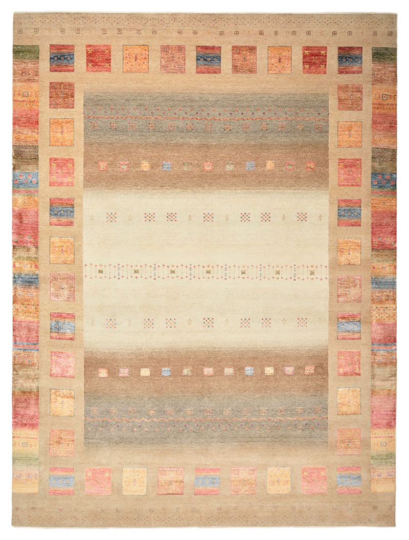 Indo Loribaft-teppe 301x400cm - Ullteppe - flerfarget