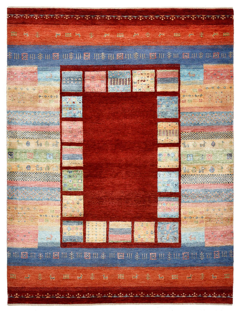 Indo Loribaft Teppe 201x155cm - Ullteppe