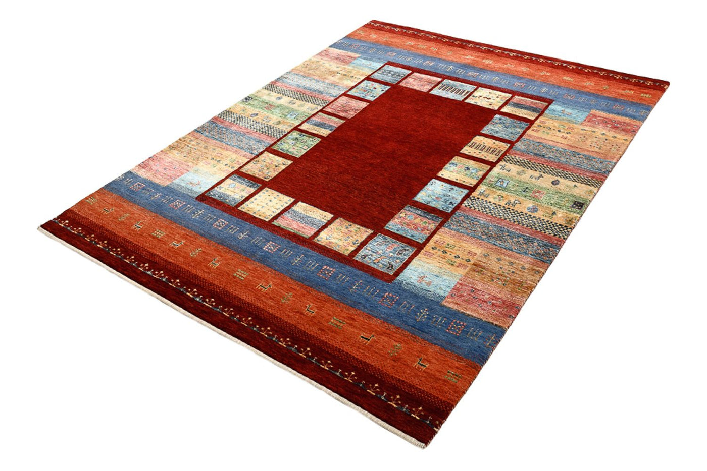 Indo Loribaft Teppe 201x155cm - Ullteppe