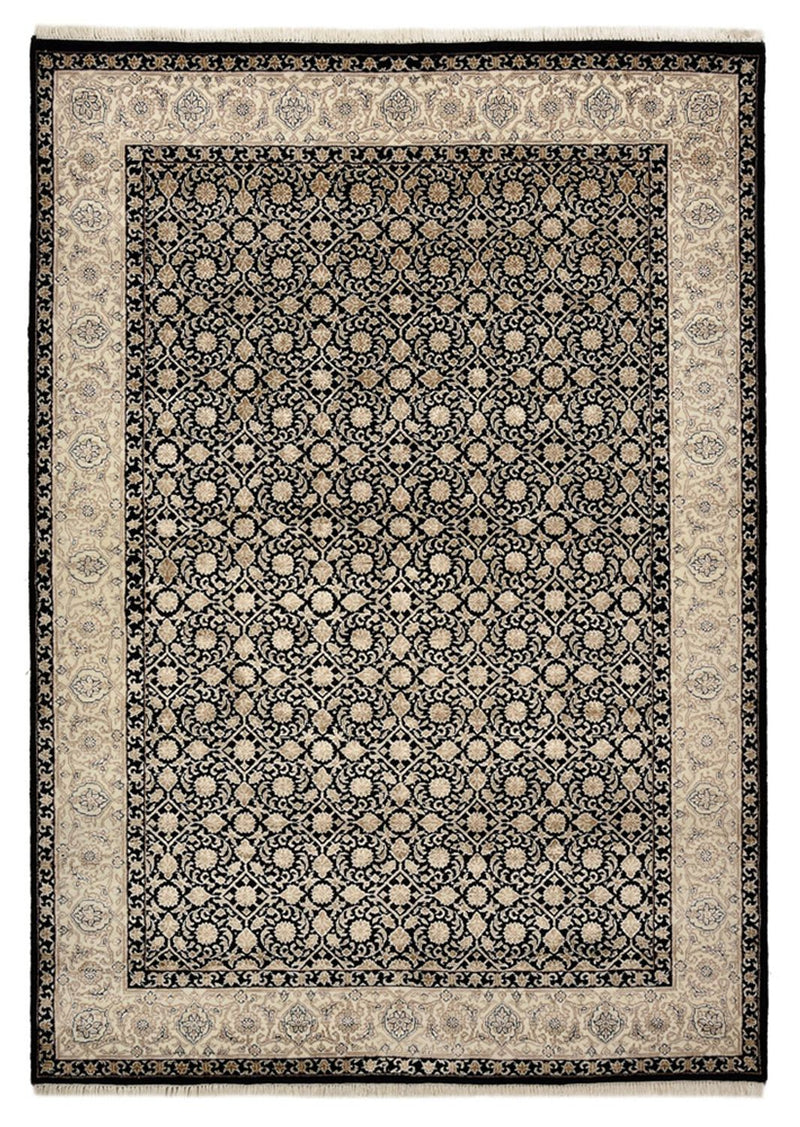 Indo Bidjar-teppe 142x200cm - Orientalsk teppe - mørk beige