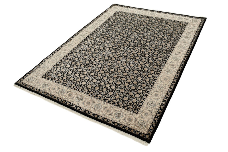 Indo Bidjar-teppe 142x200cm - Orientalsk teppe - mørk beige