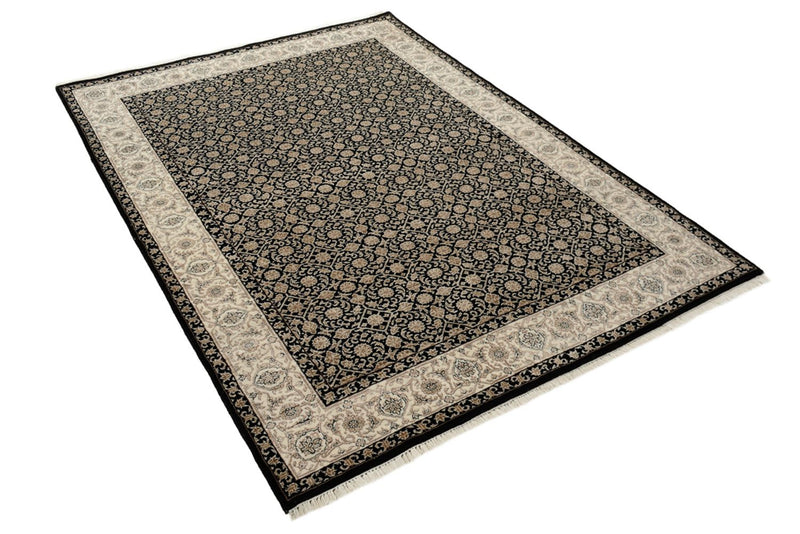 Indo Bidjar-teppe 142x200cm - Orientalsk teppe - mørk beige