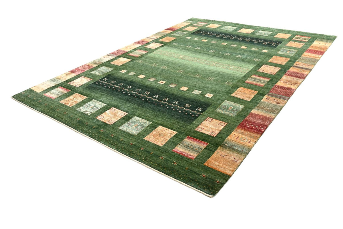 Indo Loribaft-teppe 245x346cm - Ullteppe - grønn