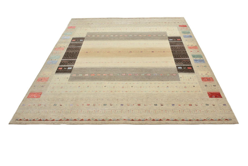 Indo Loribaft-teppe 253x300cm - Ullteppe - lys beige