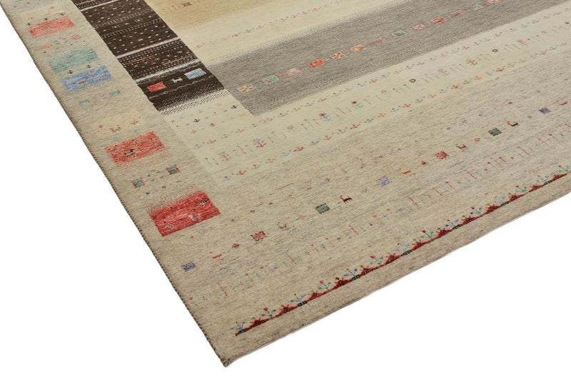 Indo Loribaft-teppe 253x300cm - Ullteppe - lys beige