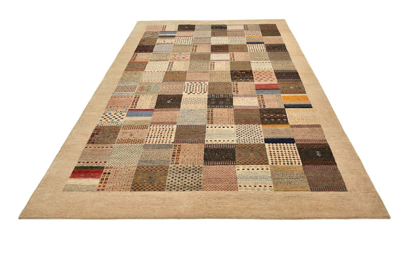 Gabbeh teppe - Loribaft Indus - 308 x 200 cm - mørk beige