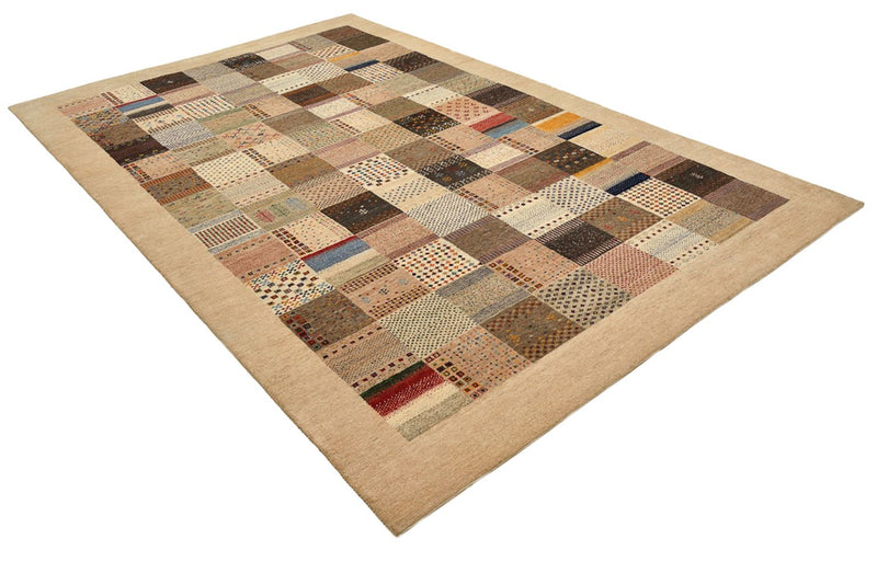 Gabbeh teppe - Loribaft Indus - 308 x 200 cm - mørk beige
