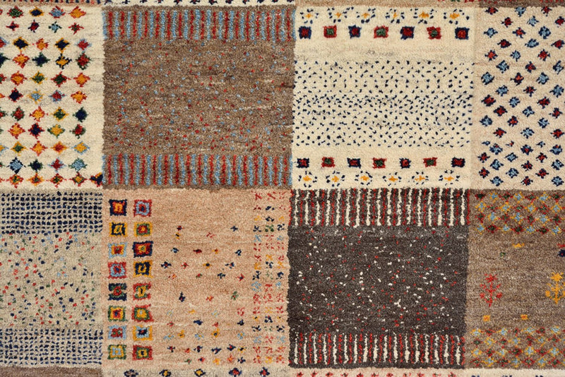 Gabbeh teppe - Loribaft Indus - 308 x 200 cm - mørk beige