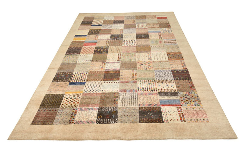 Gabbeh teppe - Loribaft Indus - 308 x 200 cm - mørk beige