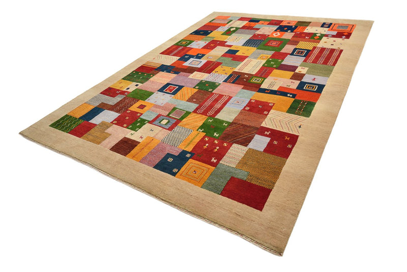 Indo Loribaft-teppe 246x347cm - Ullteppe - flerfarget