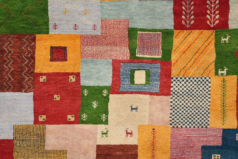 Indo Loribaft-teppe 246x347cm - Ullteppe - flerfarget