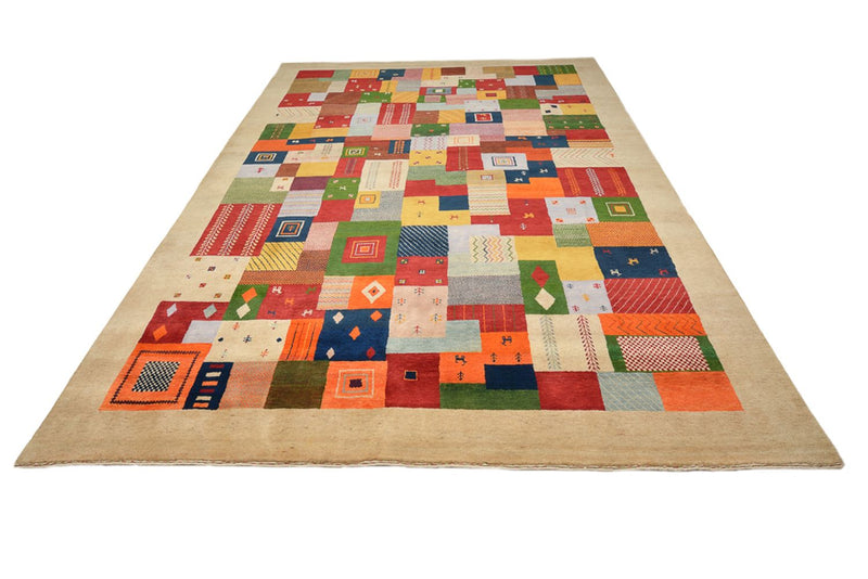 Indo Loribaft-teppe 246x347cm - Ullteppe - flerfarget