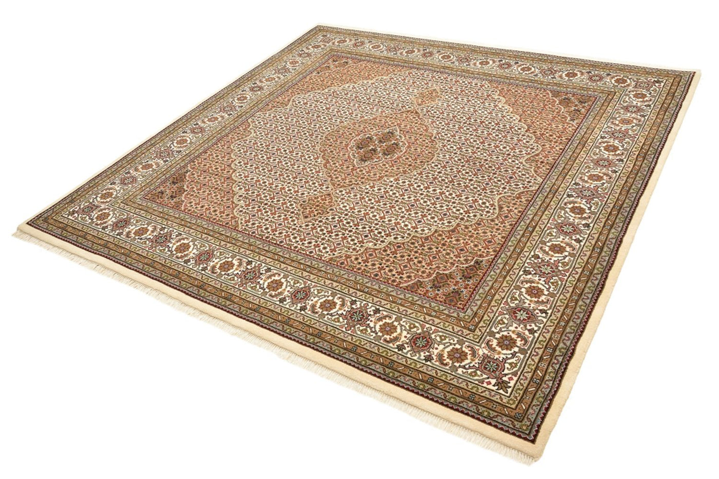 Indo Tabriz Teppe 203x201cm - Orientalsk teppe