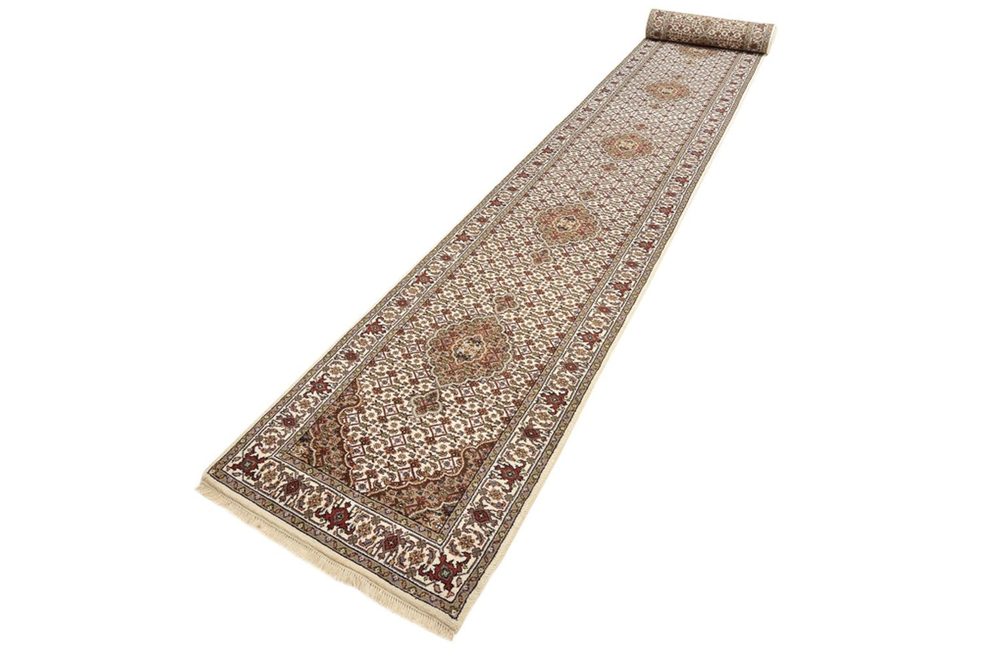 Indo Tabriz Teppe 602x81cm - Orientalsk teppe