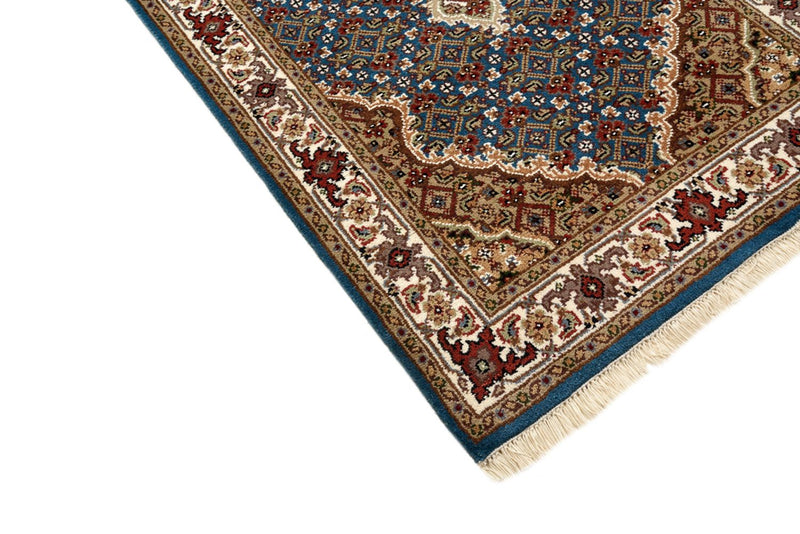 Indo Tabriz-teppe 79x454cm - Orientalsk teppe - mørkeblå