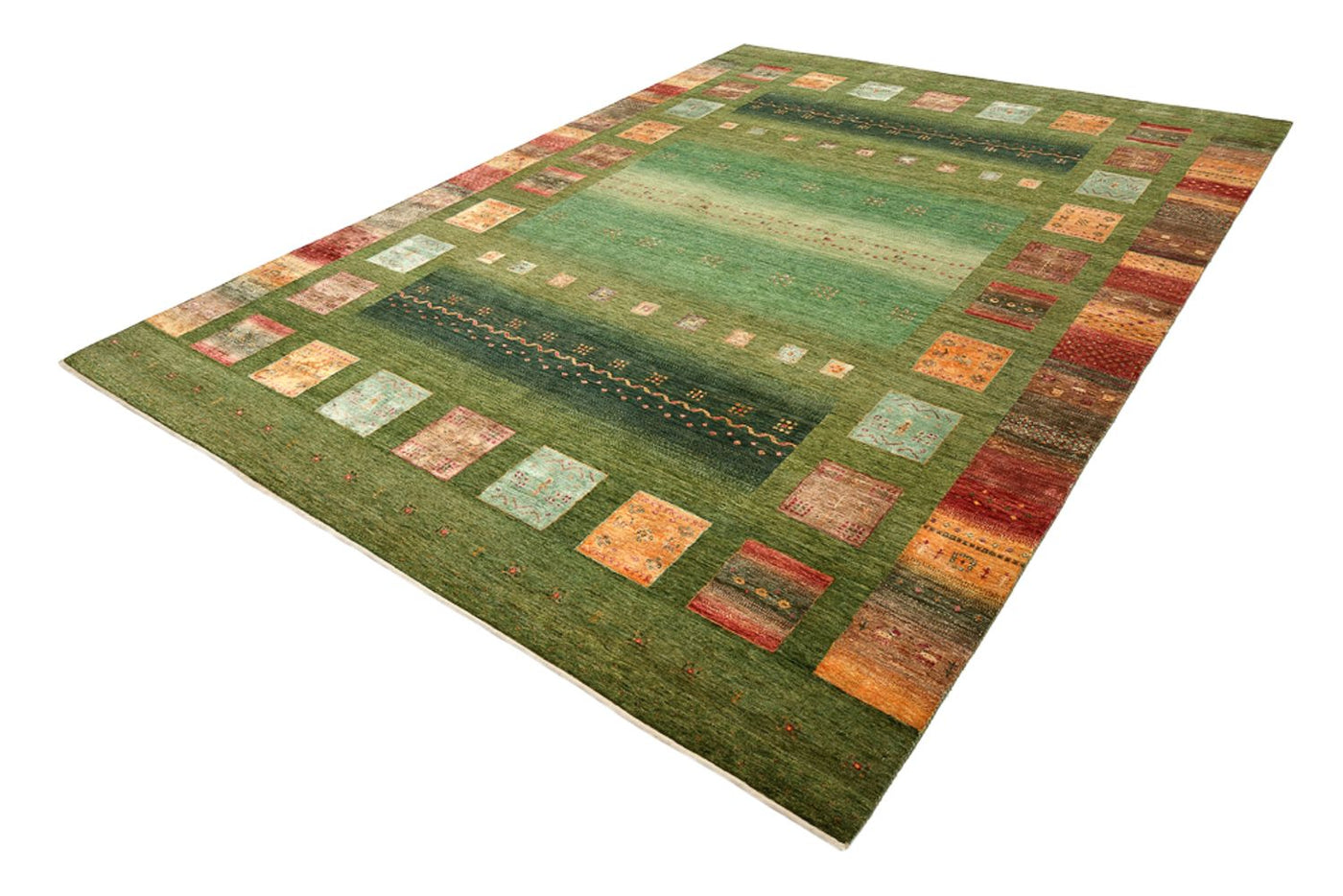 Indo Loribaft Teppe 303x244cm - Ullteppe