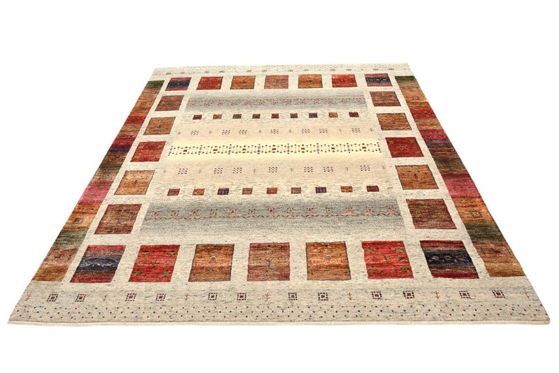 Indo Loribaft-teppe 204x205cm - Ullteppe - krem