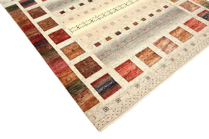 Indo Loribaft-teppe 204x205cm - Ullteppe - krem