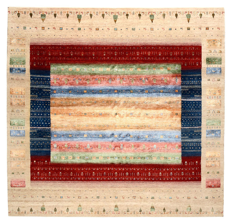 Indo Loribaft Teppe 253x246cm - Ullteppe