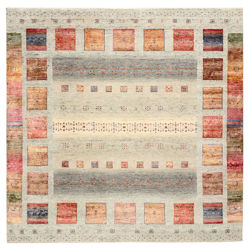 Indo Loribaft Teppe 199x202cm - Ullteppe