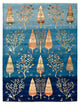 Gabbeh teppe - Loribaft Indus - 203 x 155 cm - havblå