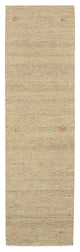 Løper Gabbeh teppe - Loribaft Indus - 295 x 80 cm - mørk beige