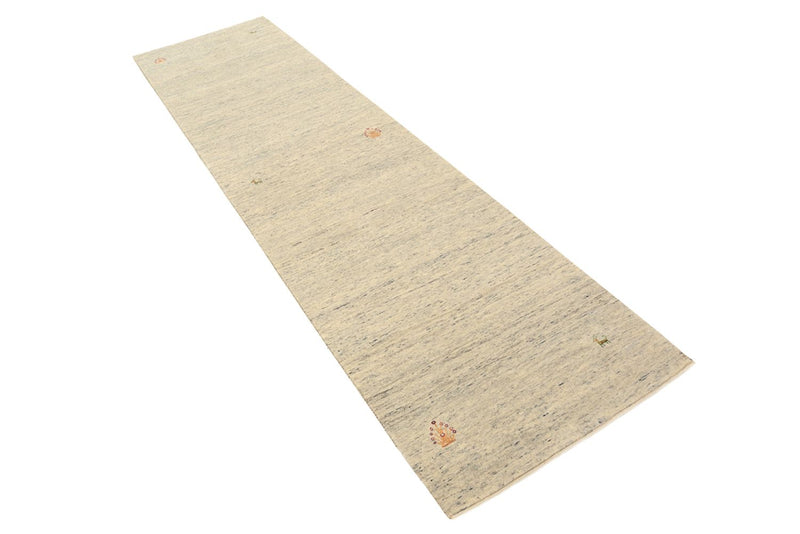 Løper Gabbeh teppe - Loribaft Indus - 295 x 80 cm - mørk beige
