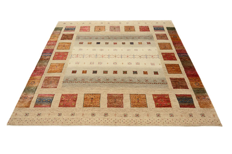 Indo Loribaft Teppe 205x203cm - Ullteppe