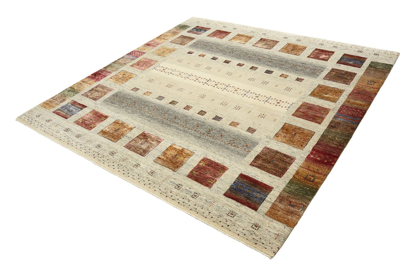 Indo Loribaft Teppe 206x205cm - Ullteppe