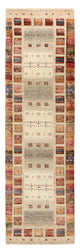 Løper Gabbeh teppe - Loribaft Indus - 298 x 84 cm - flerfarget