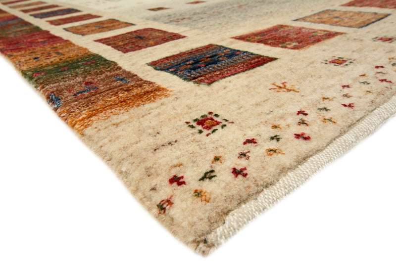 Løper Gabbeh teppe - Loribaft Indus - 298 x 84 cm - flerfarget