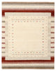 Gabbeh teppe - Loribaft Indus - 194 x 154 cm - lys beige