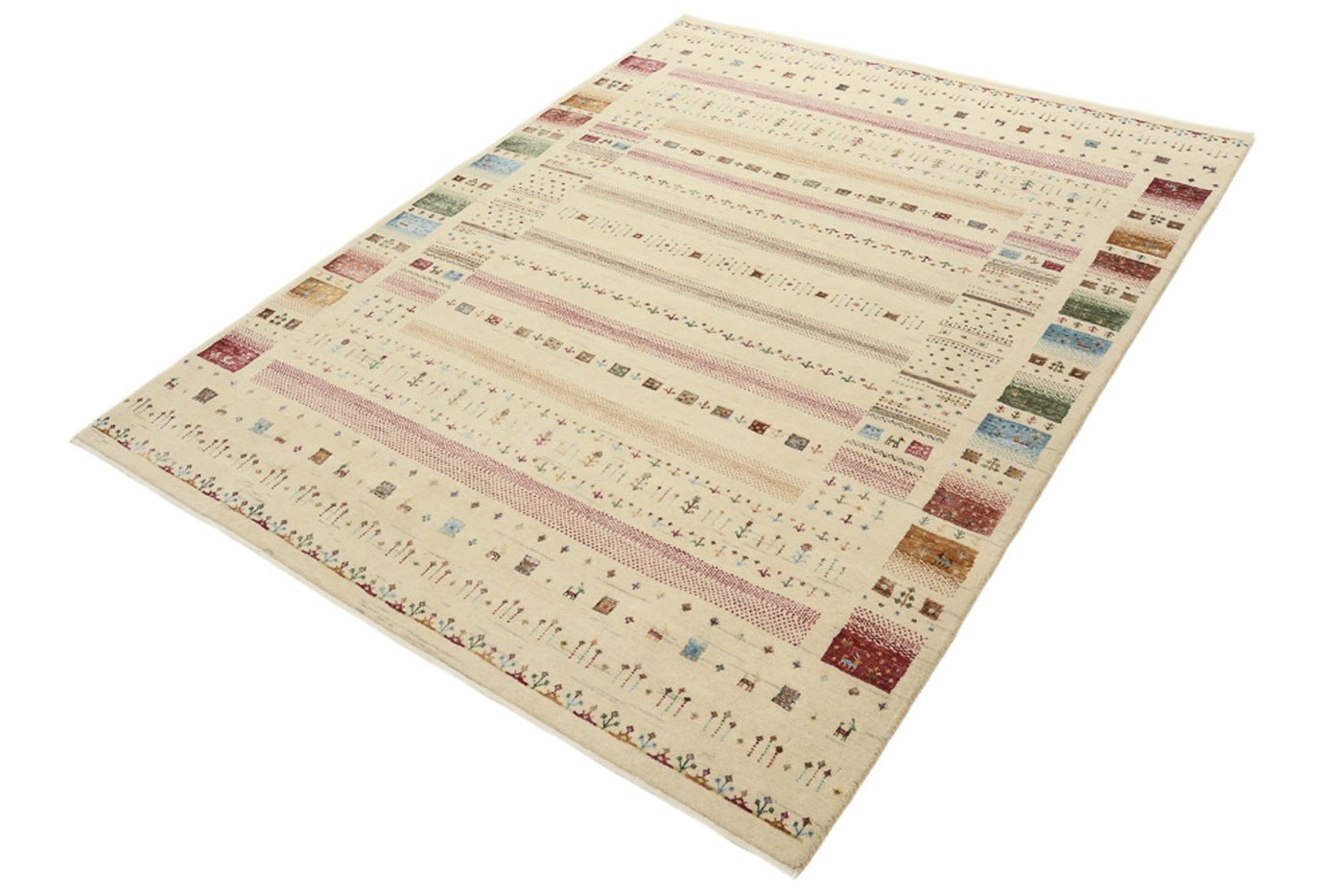 Indo Loribaft Teppe 201x155cm - Ullteppe