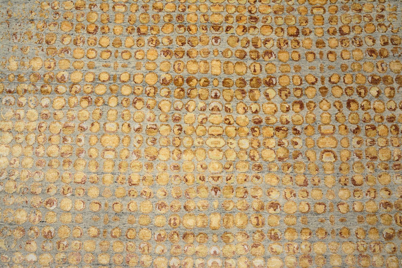 Designer teppe - 309 x 248 cm - karamell