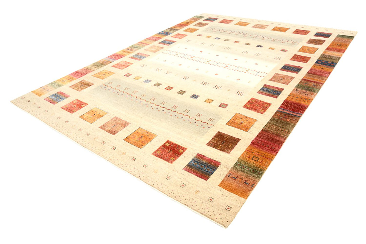 Indo Loribaft Teppe 345x247cm - Ullteppe