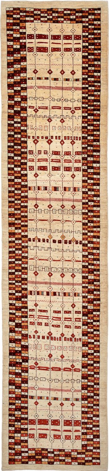 Loribaft Teppe 391x88cm - Perserteppich Wollteppich