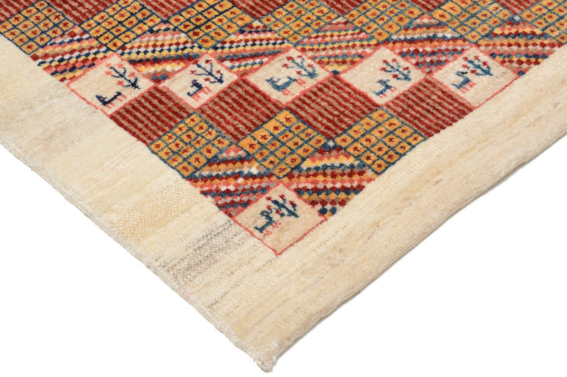 Loribaft Teppe 101x142cm - Perserteppich Wollteppich
