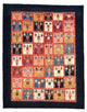 Loribaft Teppe 195x153cm - Perserteppich Wollteppich