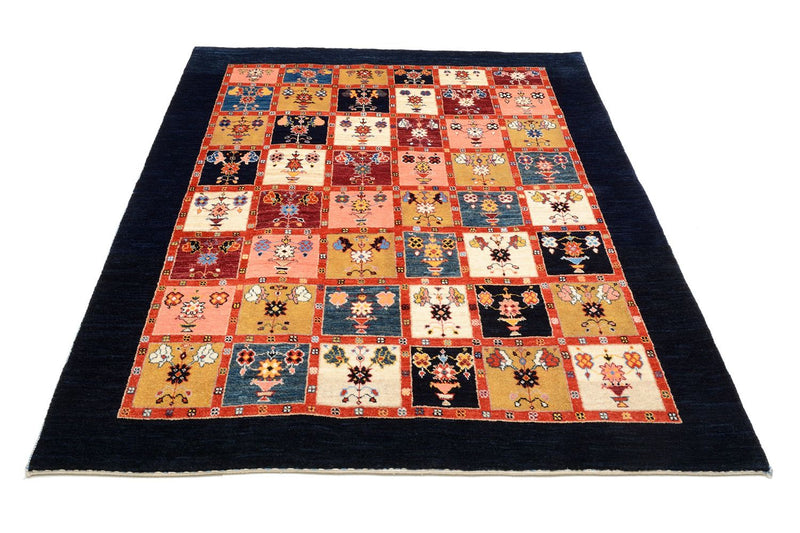 Loribaft Teppe 195x153cm - Perserteppich Wollteppich