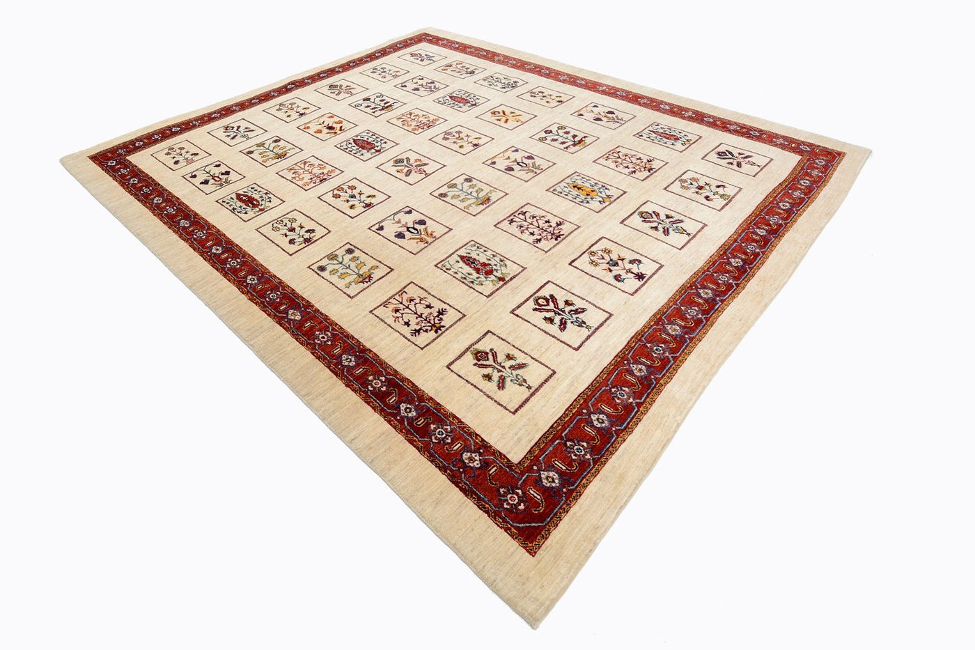 Loribaft Teppe 326x261cm - Perserteppich Wollteppich