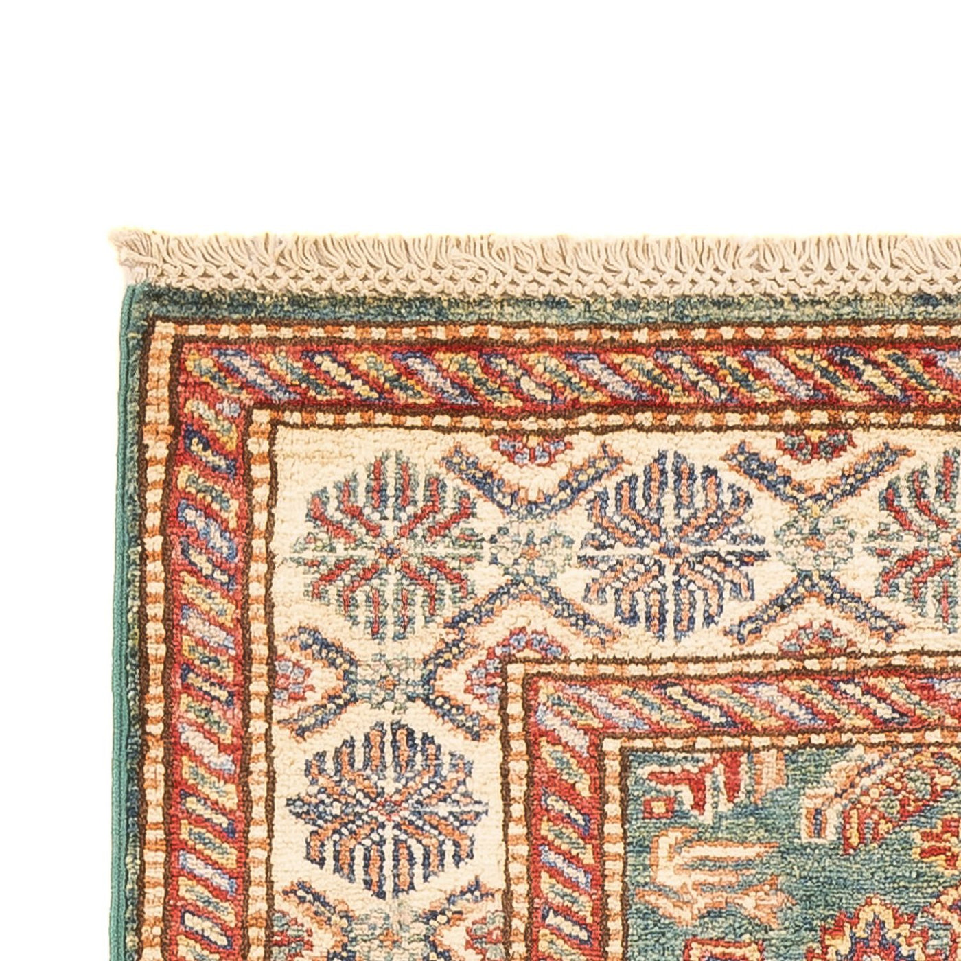 Løper Ziegler Teppe - Kazak - 198 x 76 cm - lysegrønn
