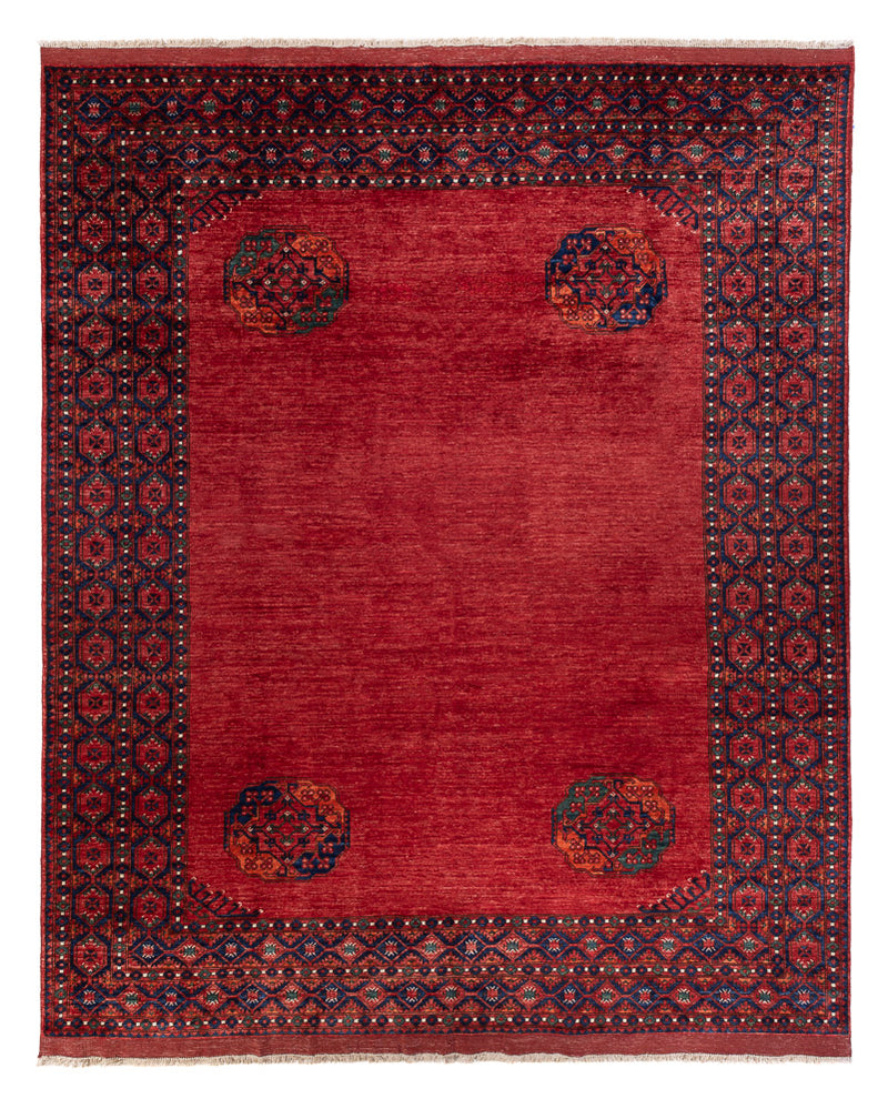 Afghan Teppich - Kunduz - 313 x 259 cm - rot