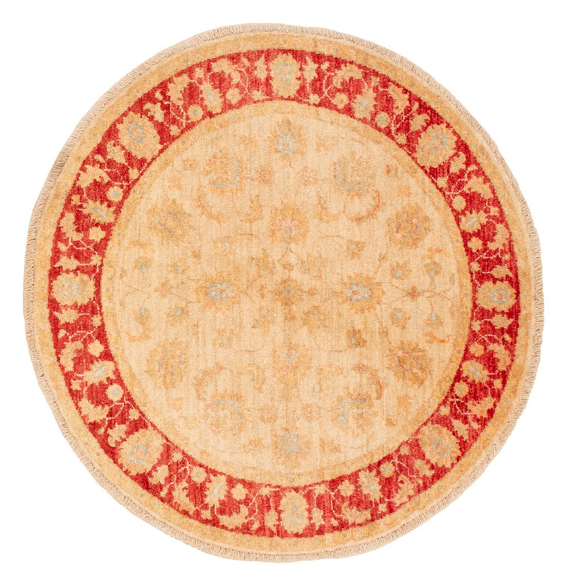 Ziegler Teppe rundt  - 97 x 100 cm - beige