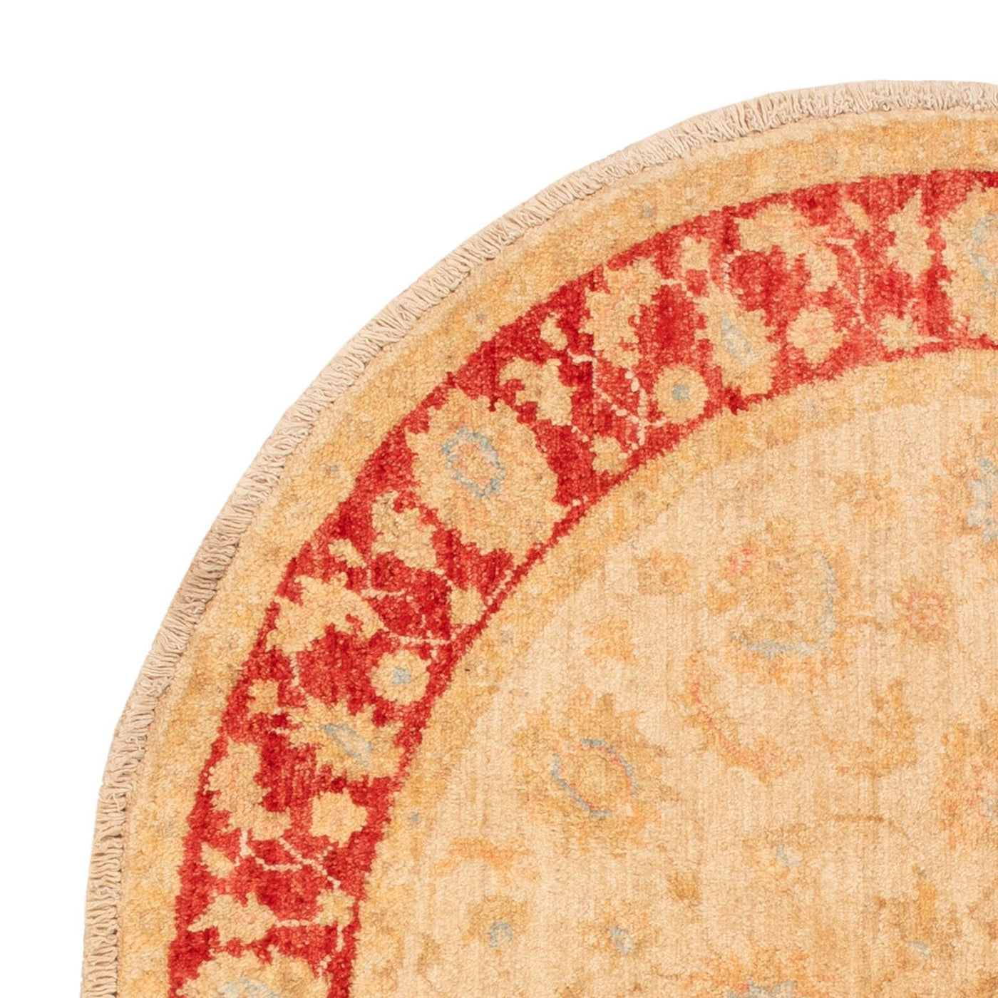 Ziegler Teppe rundt  - 97 x 100 cm - beige