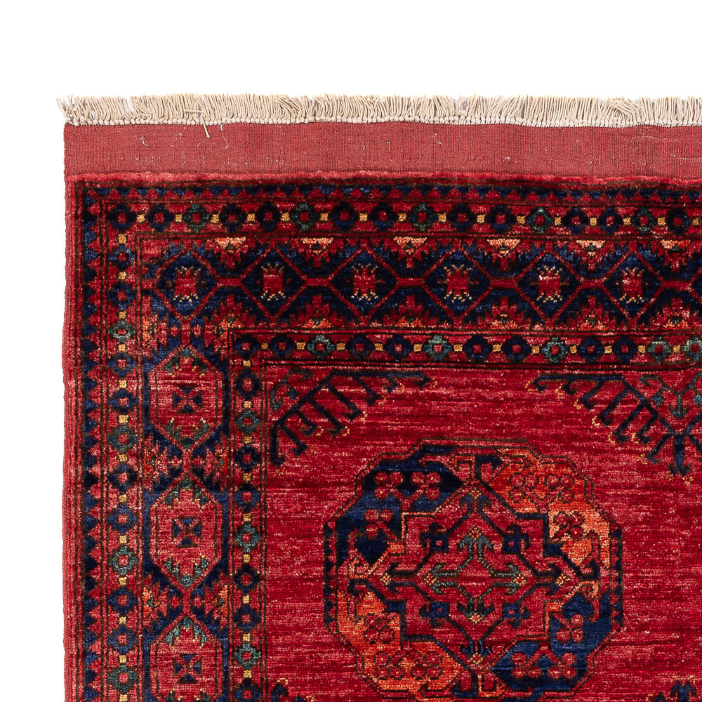 Afghanske tepper - Kunduz - 205 x 153 cm - rød